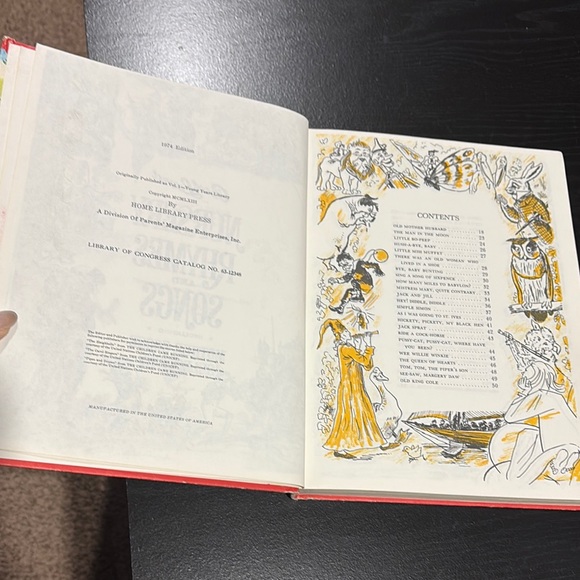 Best-Loved Nursery Rhymes and Songs Book Vintage Hardcover book - Picture 5 of 12